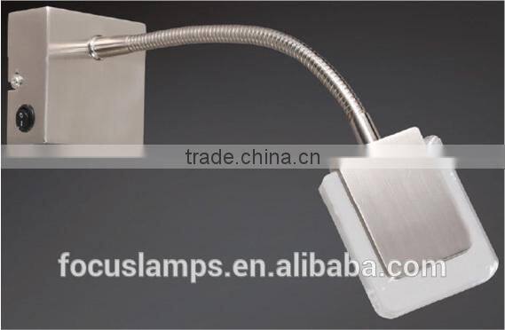 fashion chrome flexible bed reading light FL-3108