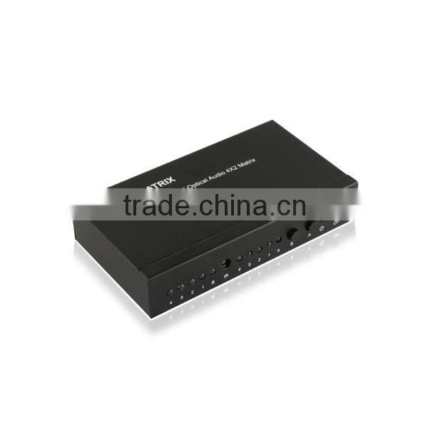 4 in 2 out audio matrix by Shenzhen manufacturer