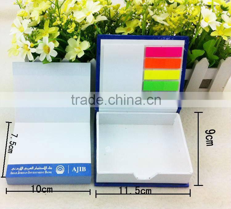 sticky notes memo block PET with paper box for promotional gift