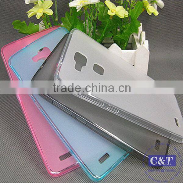 C&T Flexible Soft Gel Tpu Skin Slim Back Case Cover For Huawei Mate S