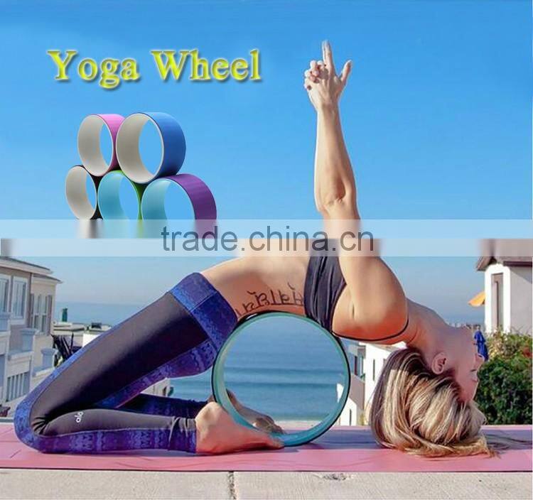 High quality fitness euipment yoga wheel for body shape