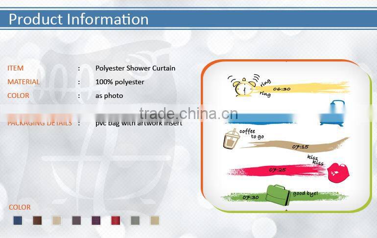 Polyester Best Shower Curtain