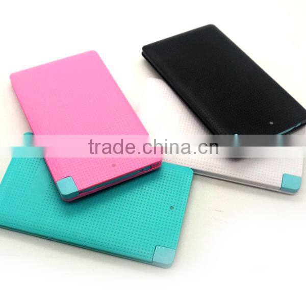 Universal Real Capacity 4000mah Ultra Thin Power Banks for Samsung Galxy Note 2 3 4 S2 S3 S4