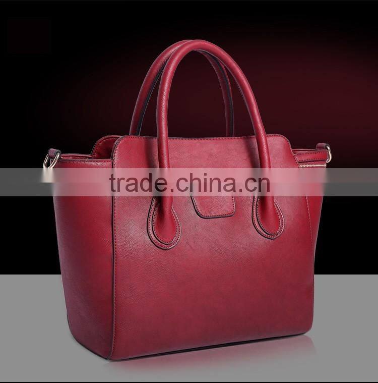 2016 luxury lady office handbag women genuine leather handbag wholesale