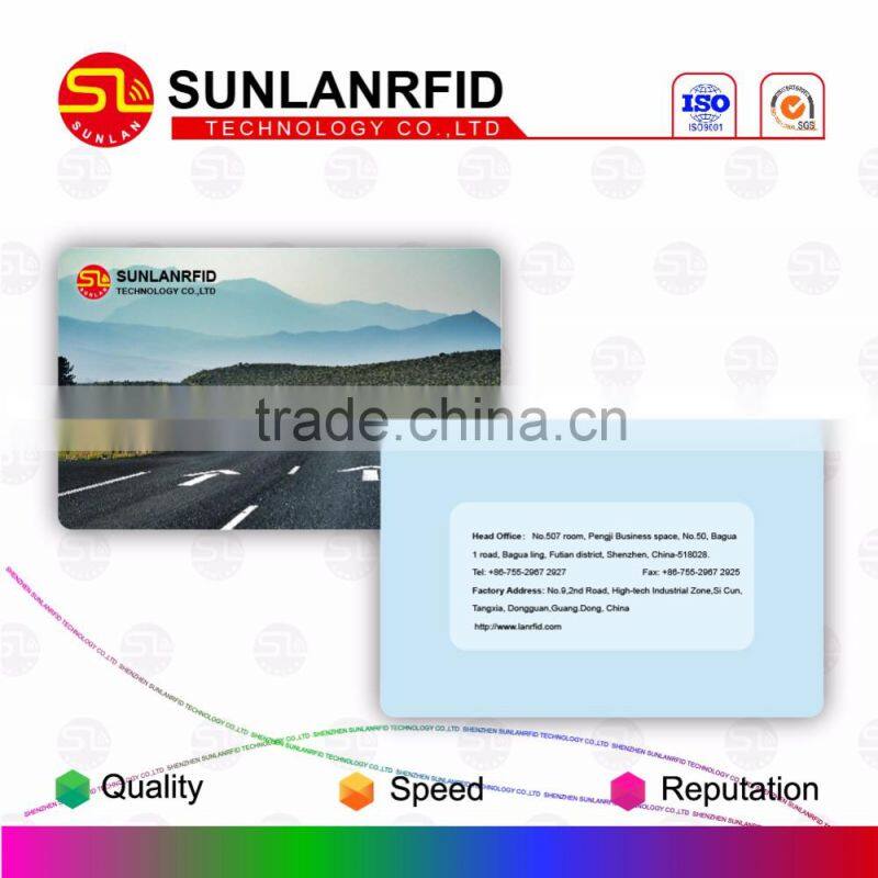 Fashion Foil Stamping Grossy Material PVC Finishing Irregular Shape RFID card