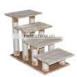 Soft Plush Cat Tree Cat house with sliding board for cat