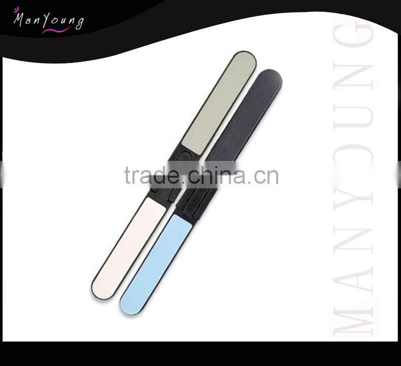 4 sides nail buffer with plastic handle