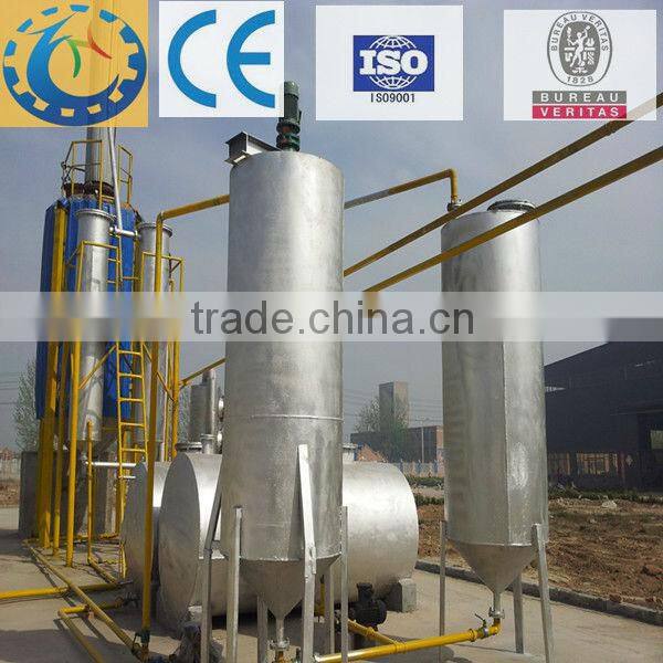 Hot selling in india waste engine oil distillation equipment with best oil ouput