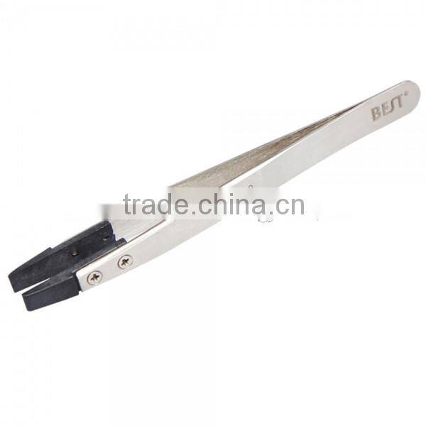 BST-250 Stainless Steel Highly Precise Anti-static Removable Head Tweezers