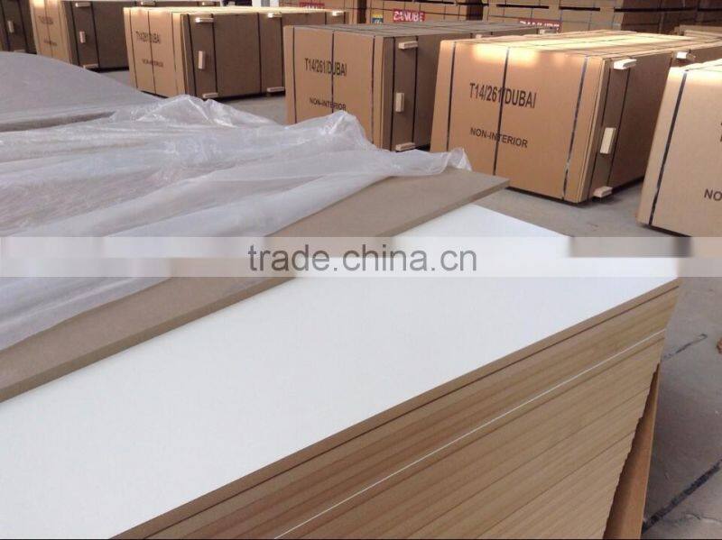 Water proof red cherry melamine faced MDF board