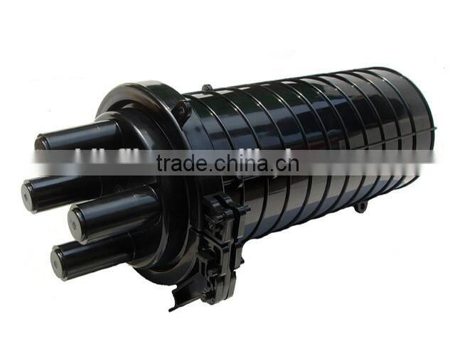 Aerial wall mounting buried fiber splice closures