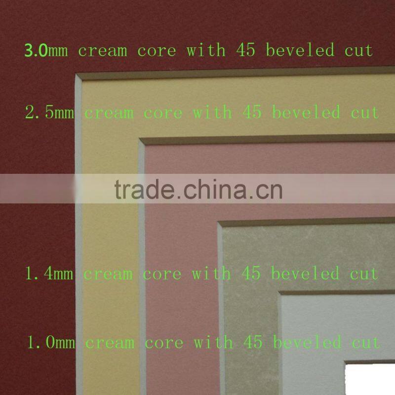 Wholesale precut multi opening matboard for digital frame with 12 opening and printing
