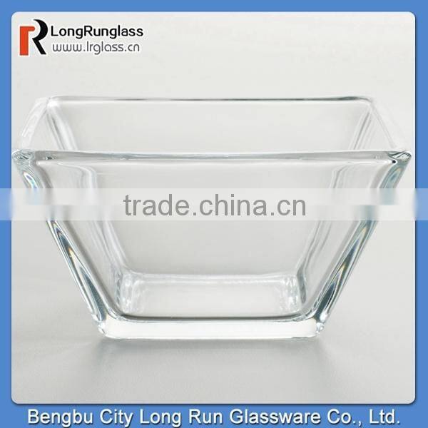 LongRun Transparent Tempo Square Bowl Hot Sale Glass Dinnerware