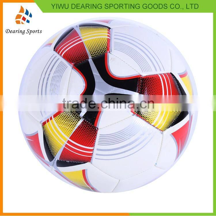 Latest custom design promotional soccer ball from manufacturer