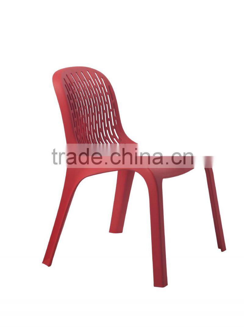 2014 hot designer stackable plastic feet chair and table HC-N026