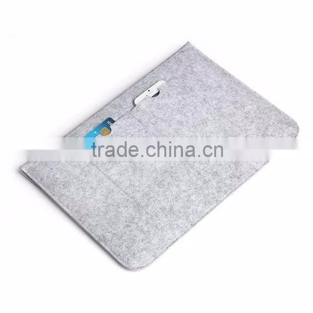 Deluxe Grey Wool Felt Case For Macbook Pro Retina 13