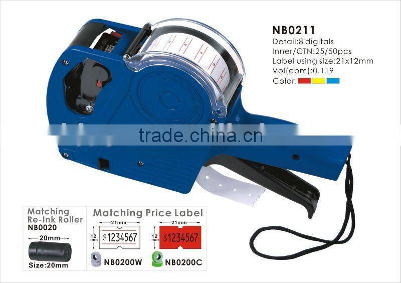 Hot Sale White/Neon Color Adhesive Roll Price Label