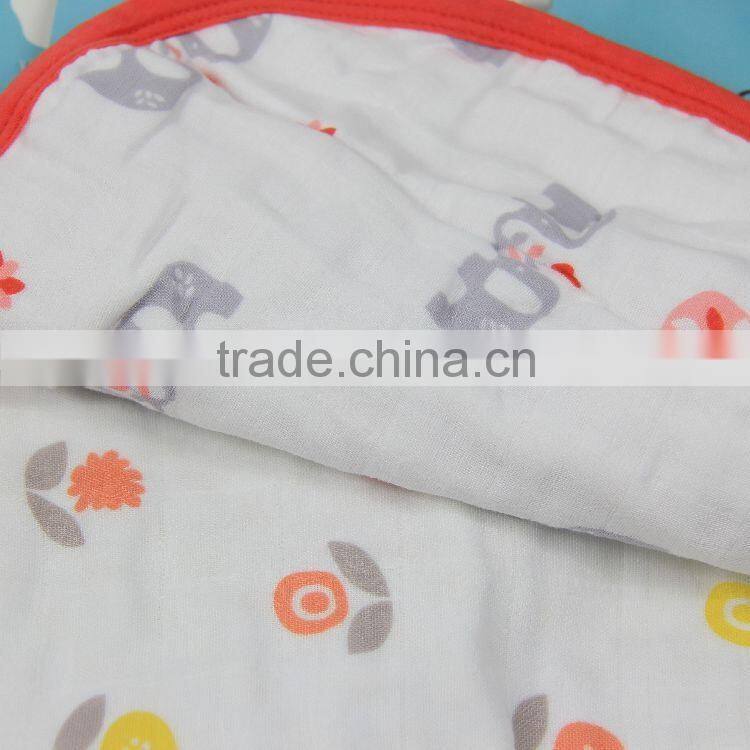 Hot selling 100% cotton muslin baby bibs and burp cloths
