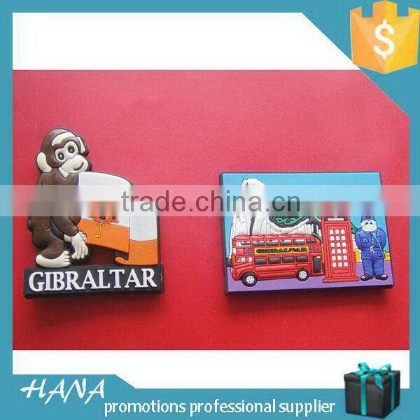2015 manufacture custom fridge magnet with rubber