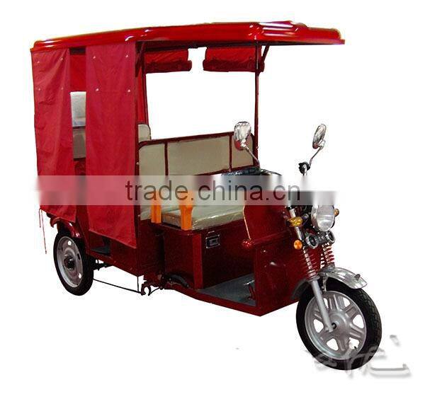 Electric tricycle rickshaw with fiber roof for Indian market ( TRI-8 )