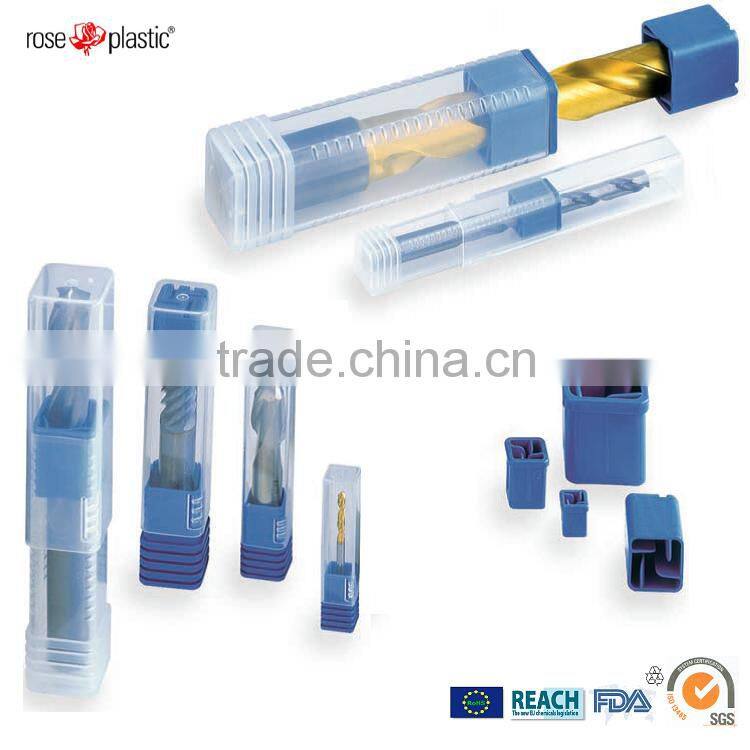 Soft flexible round plastic PE protective end cap for drills with protection for delicate tool cutting edges Protective End Cap