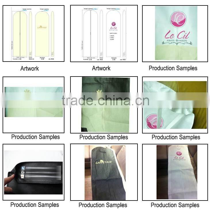 Customized lapetale various garment non woven suit bag