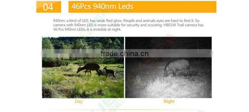 camera for hunting with great price ltl-8210a wide angle hunting camera H801W New design