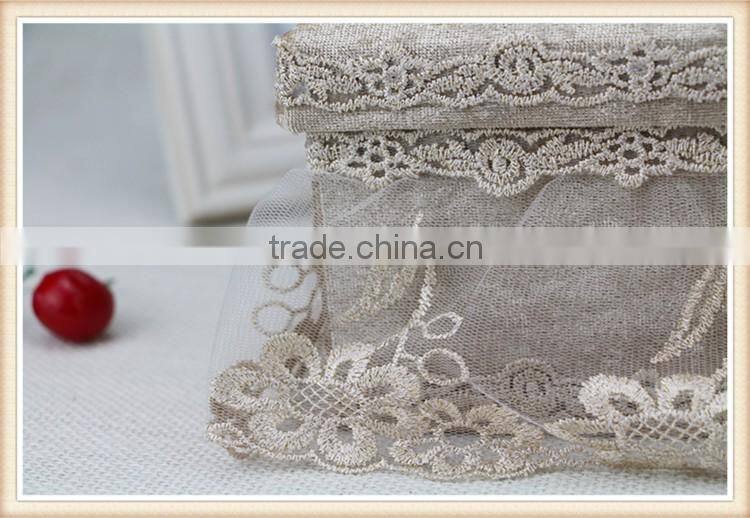 Yiwu household decoration table flannel tissue box
