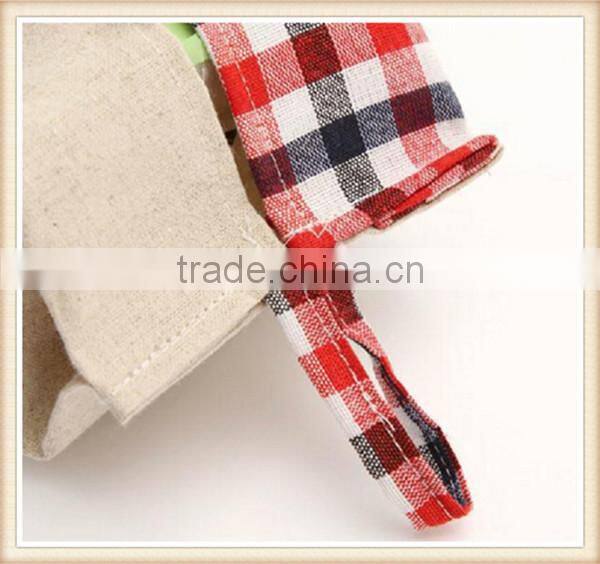 Cartoon fabric cotton and linen tissue box