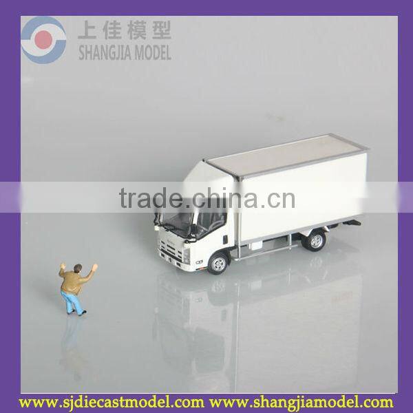 ISUZU truck container model,diecast truck toy models,dongguan diecast scale truck factory
