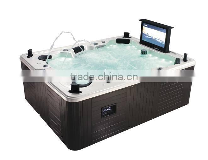 5 persons Luxury outdoor swimming hot Spa with TV