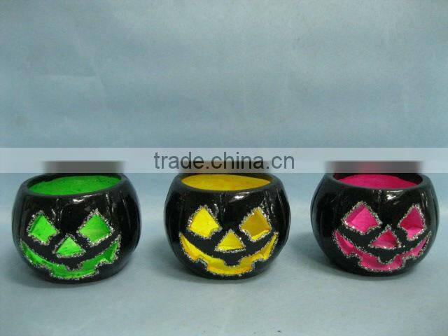 pottery halloween pumpkin