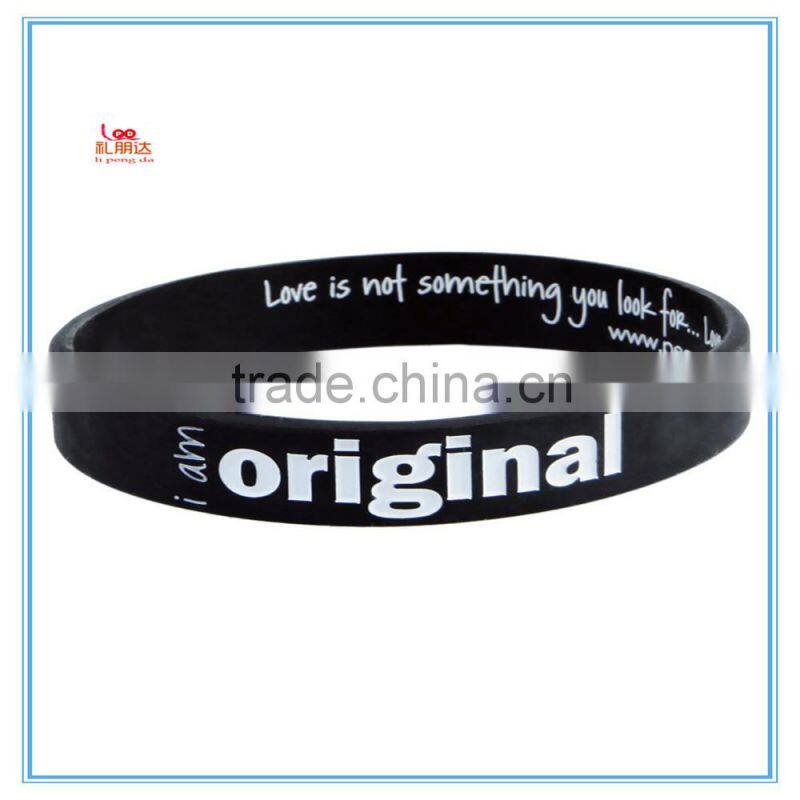 Wholesale Inspirational Sayings silicone Wristband For Kids, Inspirational Sayings silicone Bracelets for children