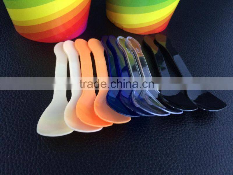 Fancy Cheap disposable 103 mm plastic ice cream spoon