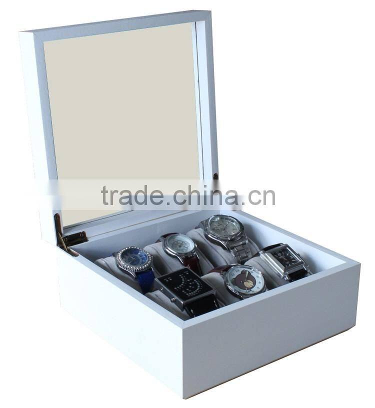 Square wholesale cheap watch box with good quality