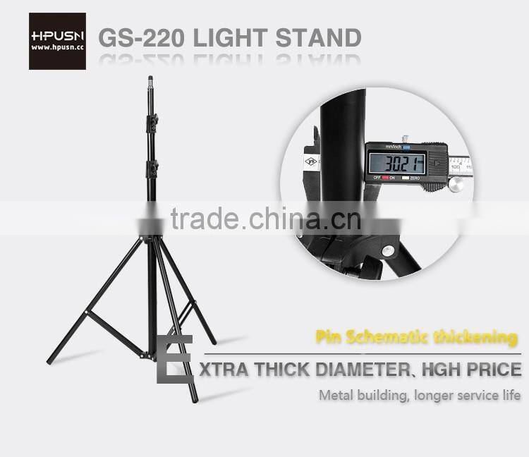 The cheapest photographic equipment multi-function folding heavy duty light stand with extra thick diameter