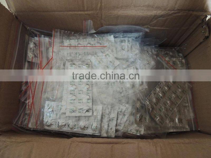 DPD and phenol red refill tablets, Test tablets, pool test tablets