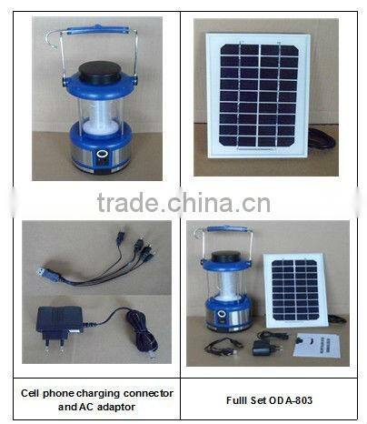 Solar camping lantern portable solar led lighting