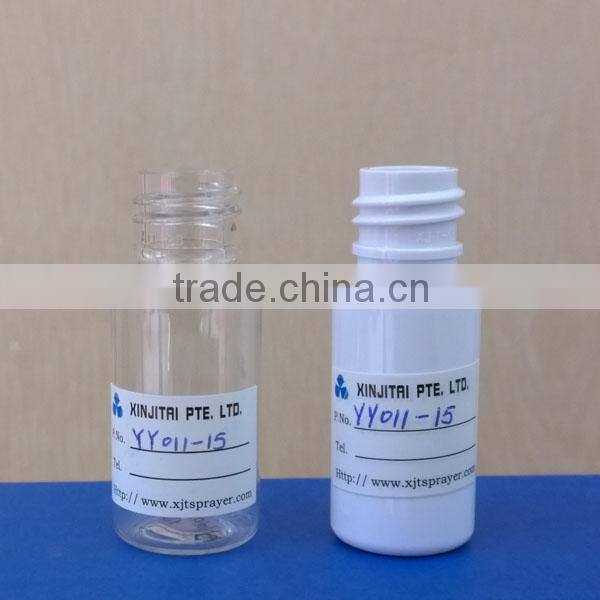 15ml PET Pharmaceutical Oral Spray Bottle with Rotatable Long Nozzle