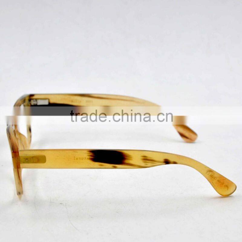 india imported ox horn eyeglasses spring hinge buffalo horn eyeglass