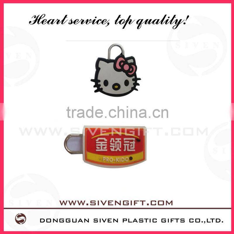 OEM Design rubber Zipper Puller