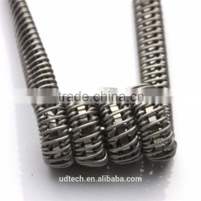 UD Staggered fuse clapton coil/Staple staggered fuse clapton coil premade coil