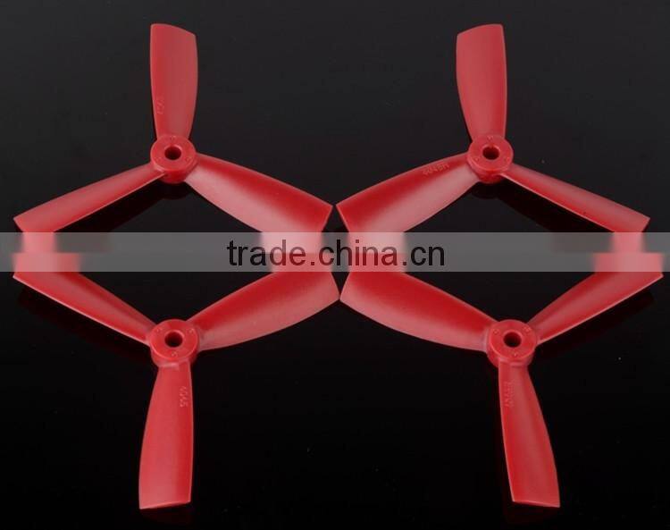 8 pairs packing powerful 4045 CW CCW 4x4.5 inch small plastic 3 blade propeller blades for FPV racing drones