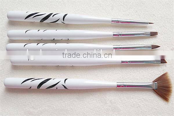 Professional 3pcs mini makeup nail art brush,makeup tools with synthetic hair