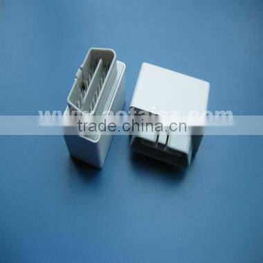 obd2 connector obd gps plastic case and plug