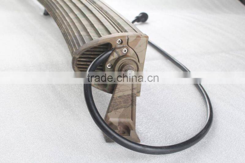 Camouflage led curved light bar high quality CE ROHS waterproof offroad cree led light bar