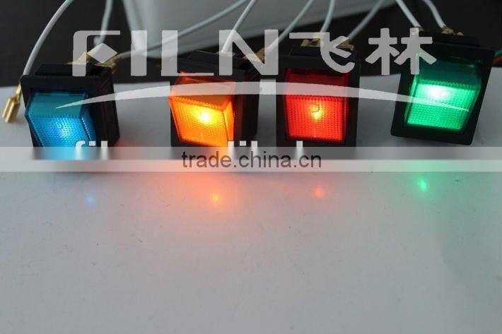 FL3-047 kcd2 blue lighted rocker switch