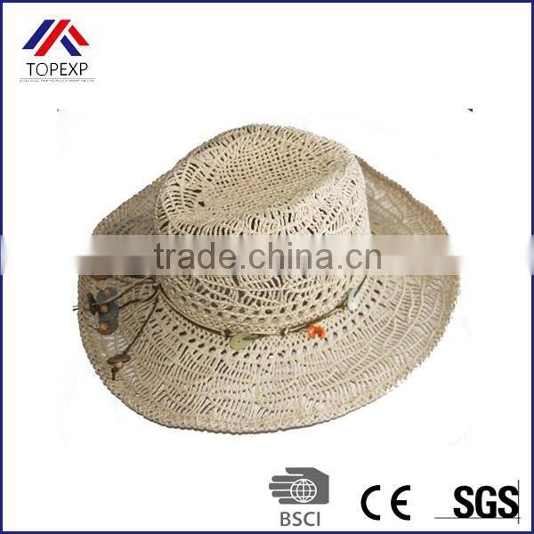 Traditional Straw Hat Summer Large Brim Straw Hat