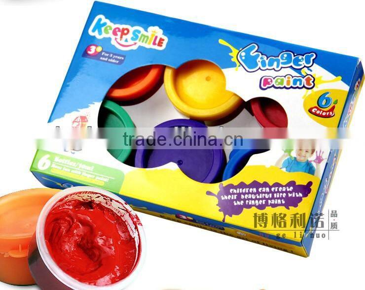 30ml 6 Colours Finger Paint For Kids DIY Painting