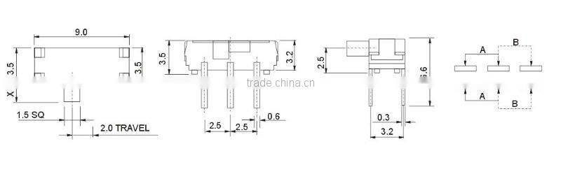 switch slide SK-2235A
